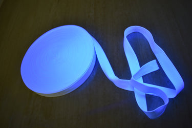 Blacklight Glo-Line 1 inch Luminescent Decorative Fabric Ribbon